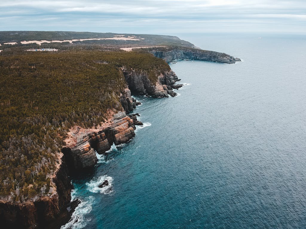 A breathtaking view of the rugged coastline near Flatrock, Newfoundland and Labrador, Canada.